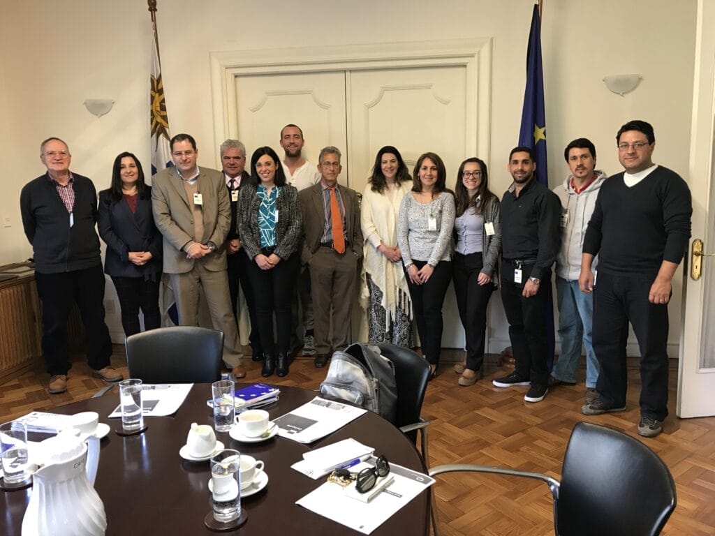 Visita académica de la EFN a la delegación de la unión europea en Uruguay